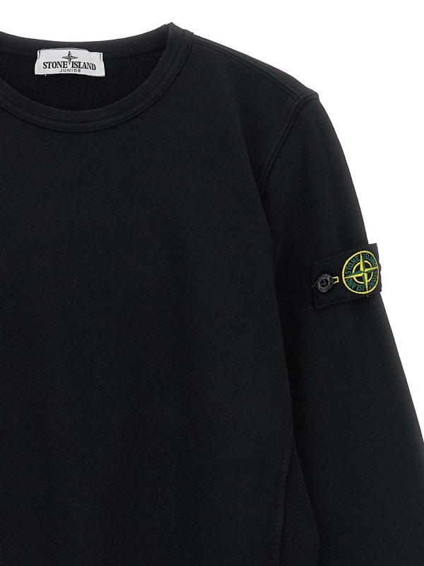STONE ISLAND: クルーネック online - クルーネック - 黒