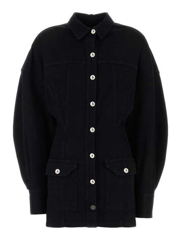 The Attico: Kurze Kleider - Kurzes Kleid - Schwarz