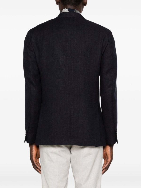 LARDINI: blazers online - Blazer With Patch Pockets