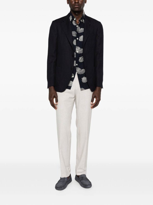 LARDINI buy online Blazer With Patch Pockets