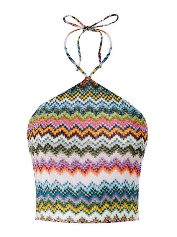 MISSONI: Tops y camisetas sin mangas - Top - Azul