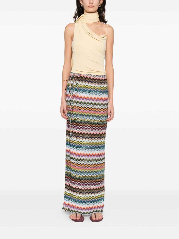 MISSONI: Knee length skirts & Midi online - Skirt With Chevron Pattern