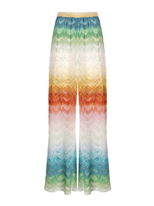 MISSONI: カジュアルトラウザー - カジュアルパンツ - 白