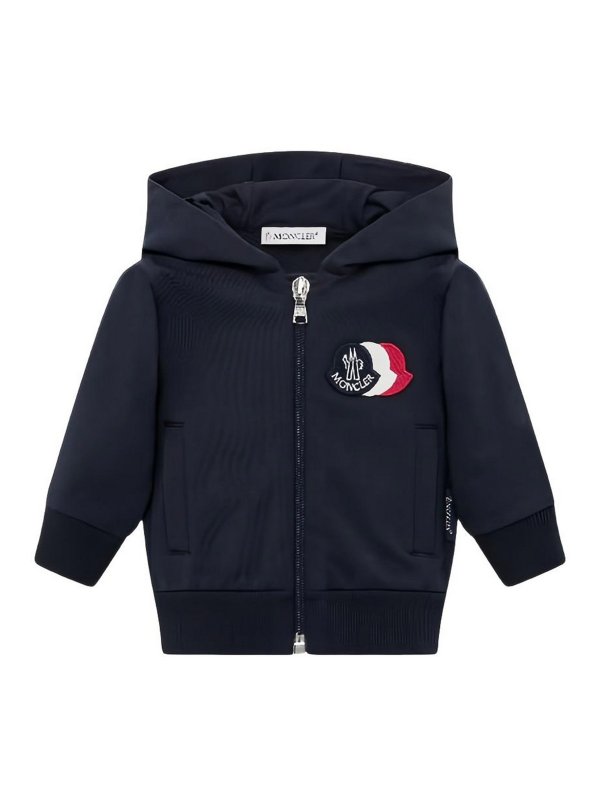 MONCLER JR: Sweatshirts & Sweaters - Zip Up Sweatshirt