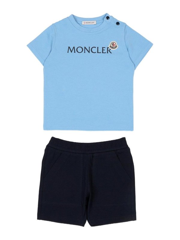 MONCLER JR: Trousers Shorts - Shorts Set With Logo