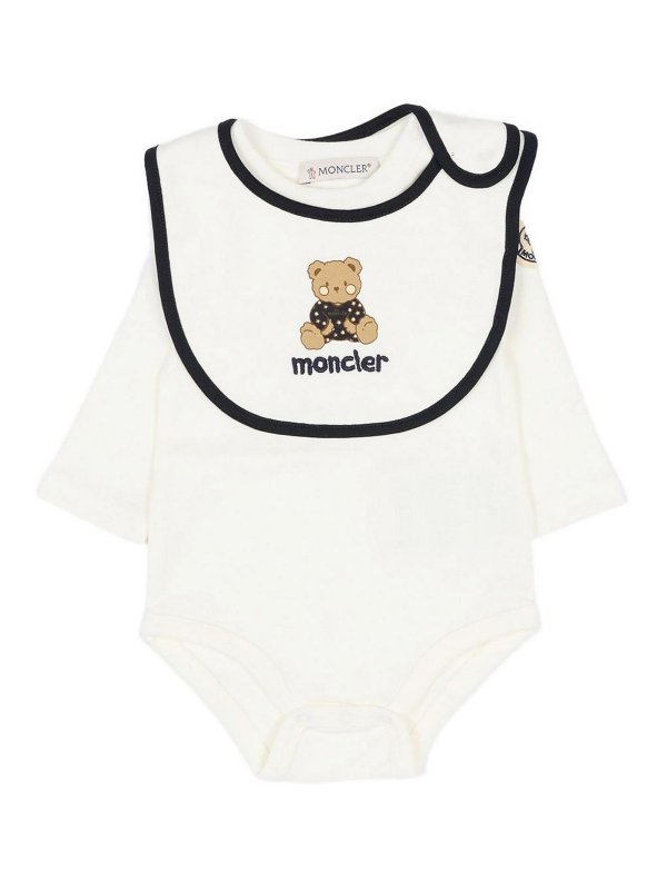 MONCLER JR: jumpsuits - Logo Rompers Set (2 Pieces)