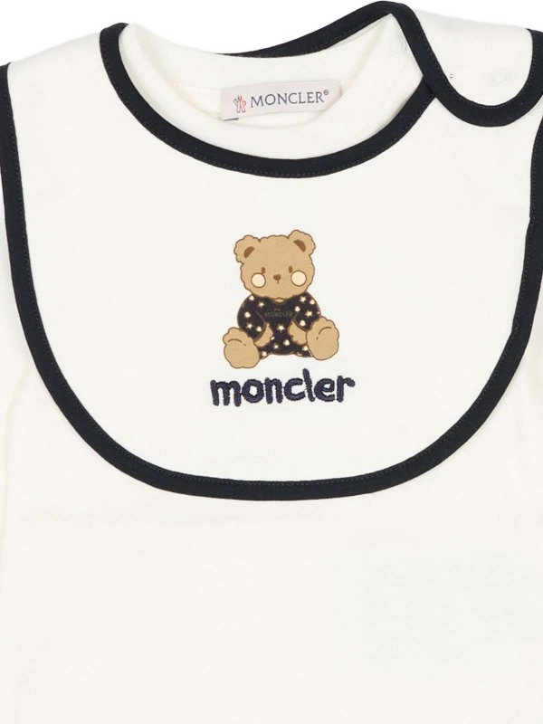 The Best Shops MONCLER JR: jumpsuits - Logo Rompers Set (2 Pieces)