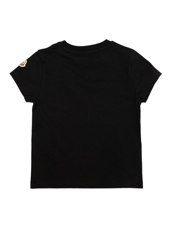 MONCLER JR: T-shirts online - T-Shirt - Schwarz