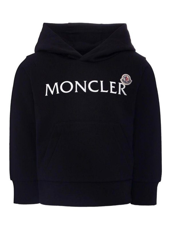 MONCLER JR: Sweatshirts & Sweaters - Sweatshirt With Hood And Logo