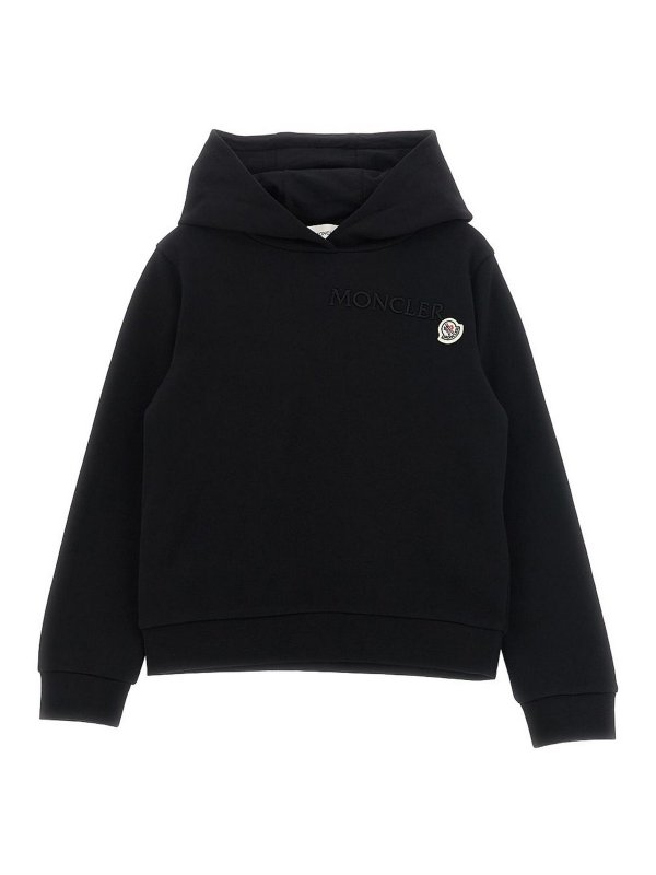MONCLER JR: Sweatshirts & Sweaters - Sweatshirt with logo and hood