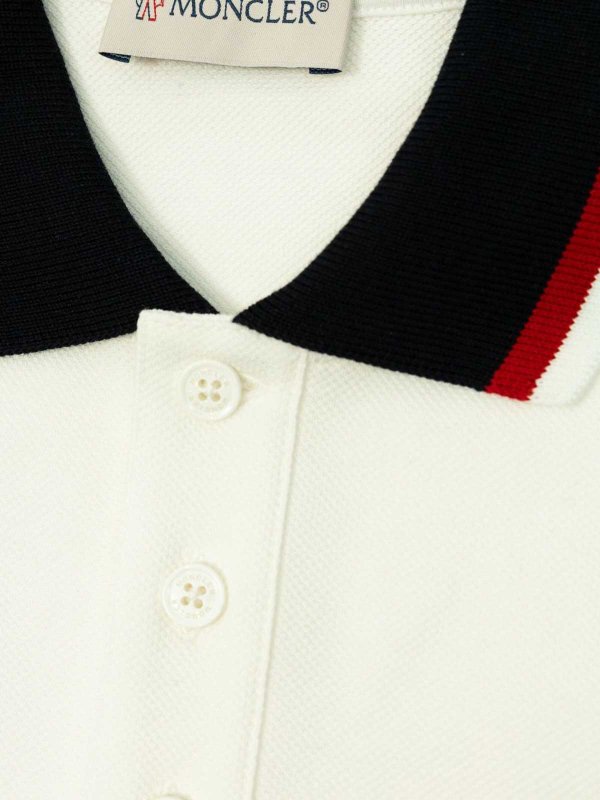 The Best Shops MONCLER JR: ポロシャツ - ポロシャツ - 白