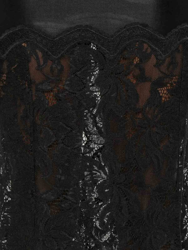 Gonna Midi In Pizzo Replica 
online: RABANNE