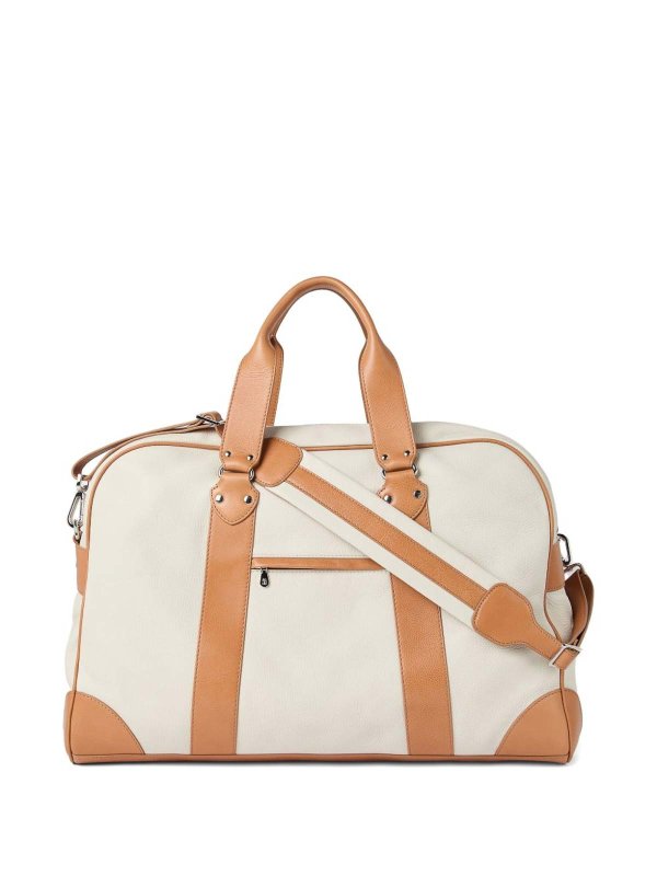 The Best Shops BRUNELLO CUCINELLI: Luggage & Travel bags - Duffle bag with leather finishes