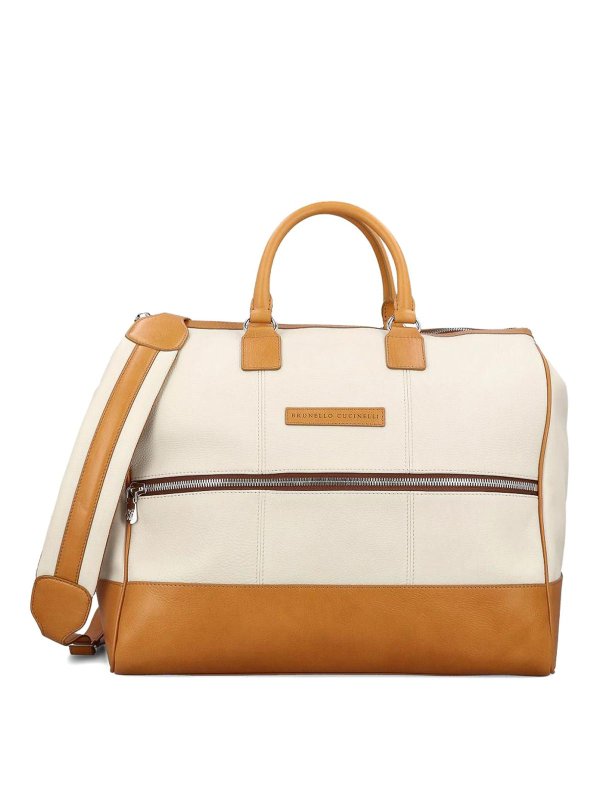 BRUNELLO CUCINELLI: Handtaschen - Shopper - Weiß