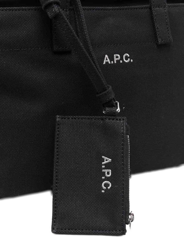 A.P.C.: shopper online - Borsa Tote Le Drummer Toile Piccola