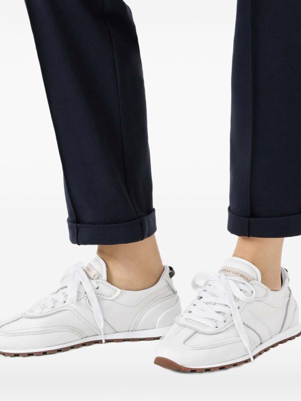 The Best Shops BRUNELLO CUCINELLI: trainers - Leather Sneakers