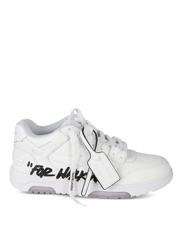 OFF-WHITE: Chaussures de sport - Baskets - Blanc