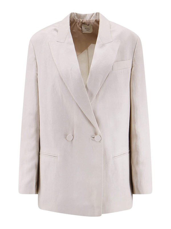 ALYSI: Vestes de costume - Blazer - Blanc