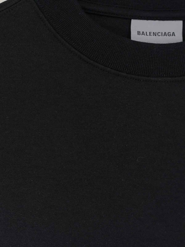 The Best Shops BALENCIAGA: T-shirts - T-Shirt - Schwarz