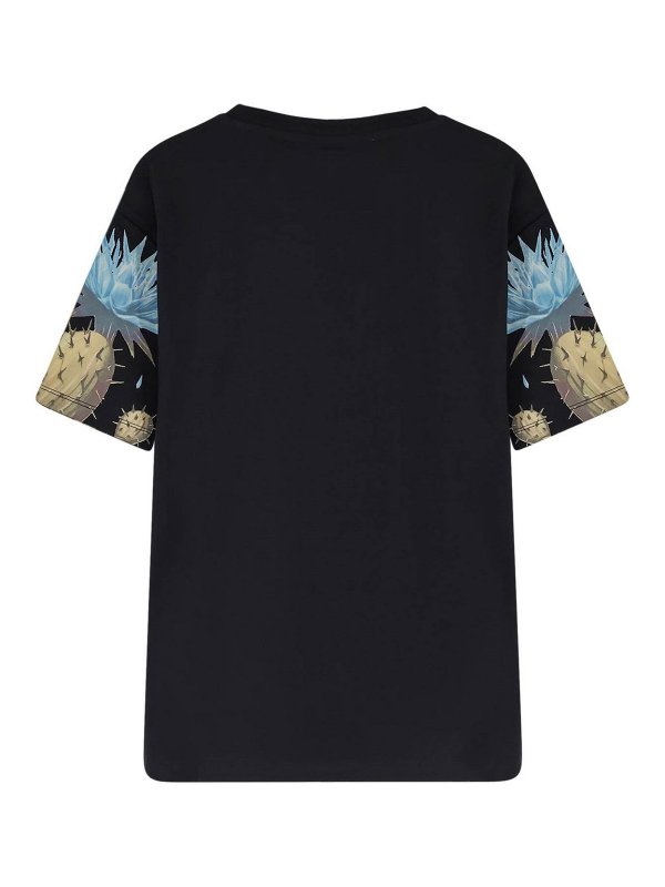 BARROW: t-shirts online - Cotton T-Shirt With Multicolor Front Print