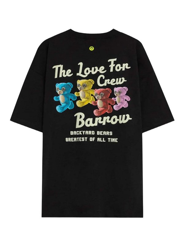 BARROW: t-shirts online - Cotton T-Shirt With Front Logo Print