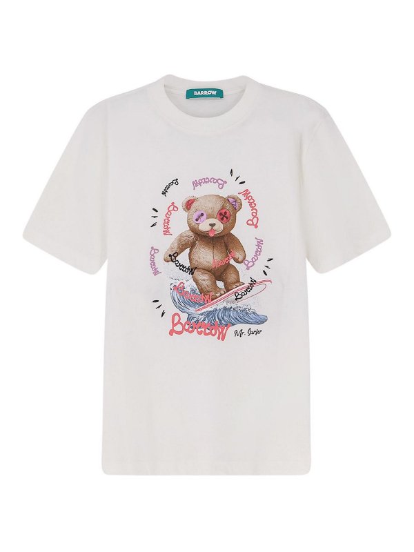 BARROW: T-shirts - T-Shirt - Beige Foncé