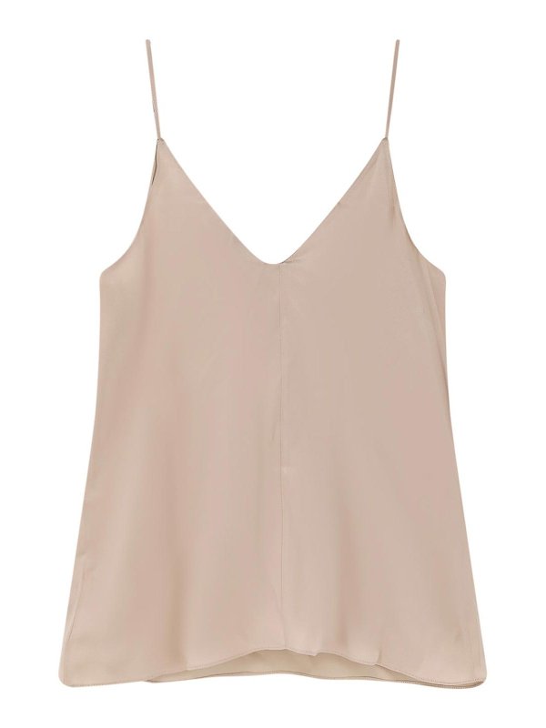 BRUNELLO CUCINELLI: Tops & Tank tops online - Top In Seta Stretch