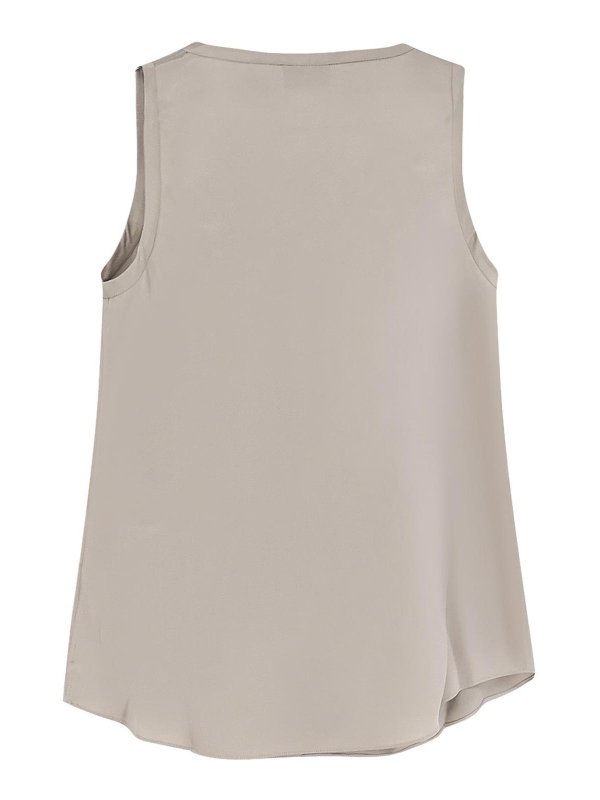 BRUNELLO CUCINELLI: Tops & Tank tops online - Top In Seta Stretch