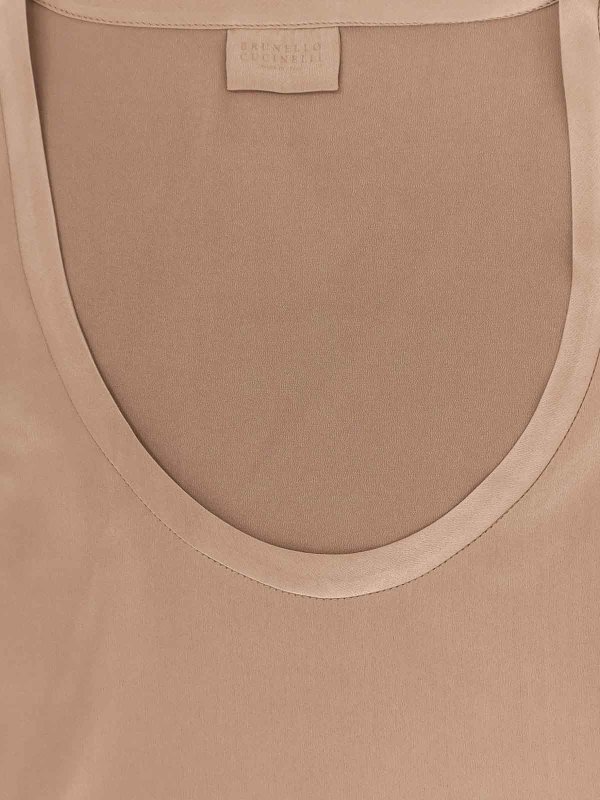 The Best Shops BRUNELLO CUCINELLI: Tops & Tank tops - Top In Seta Stretch