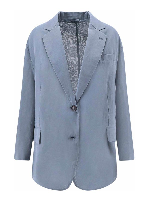 BRUNELLO CUCINELLI: Vestes de cost.mes
 - Blazer - Noir