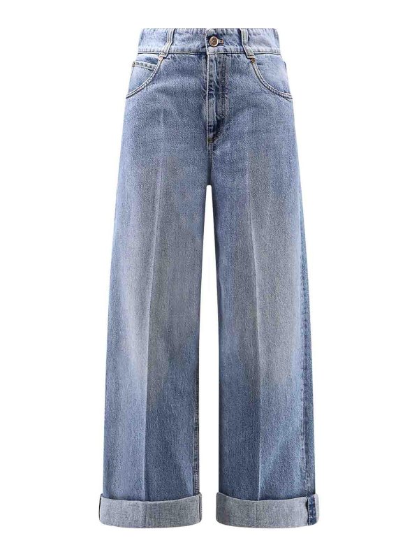 BRUNELLO CUCINELLI: Jeans Rectos - Vaqueros Rectos - Azul