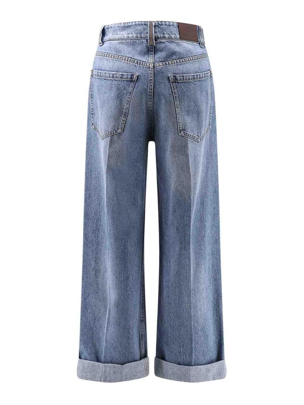 BRUNELLO CUCINELLI: Jeans Rectos online - Vaqueros Rectos - Azul