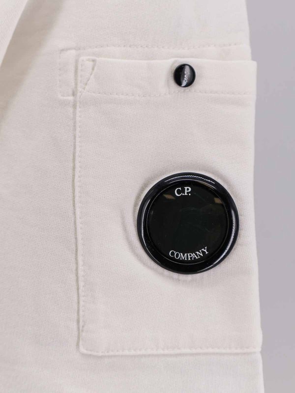 The Best Shops C.P. COMPANY: T-shirts - T-Shirt - Weiß