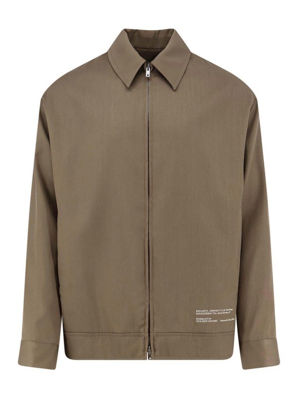 GOLDEN GOOSE: カジュアルジャケット - カジュアルジャケット - ベージュ