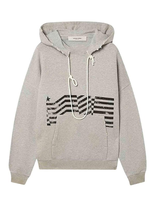 GOLDEN GOOSE: Sweatshirts und Pullover - Sweatshirt - Grau