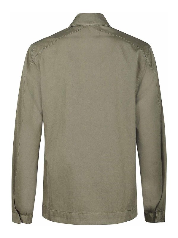 MASSIMO OSTI STUDIO: casual jackets online - Cotton Blend Overshirt Jacket