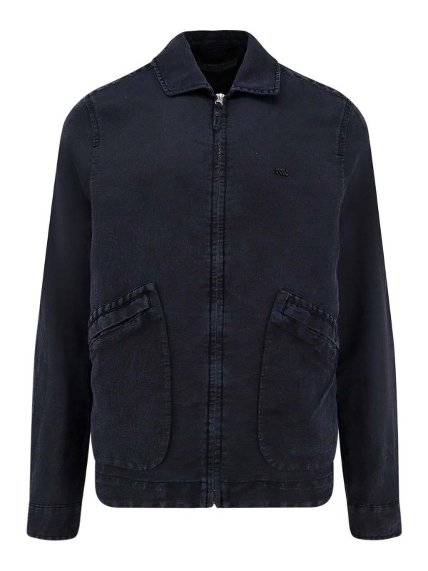 MASSIMO OSTI STUDIO: casual jackets - Jacket/Shirt With Logo