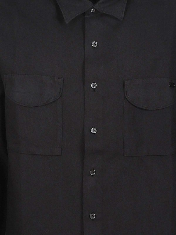 The Best Shops MASSIMO OSTI STUDIO: shirts - Twill Paper Shirt