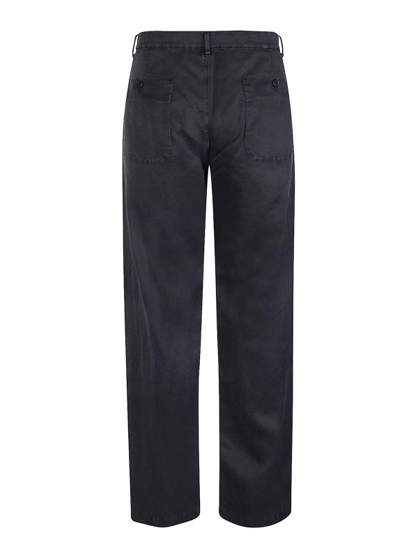 MASSIMO OSTI STUDIO: casual trousers online - Silk blend trousers