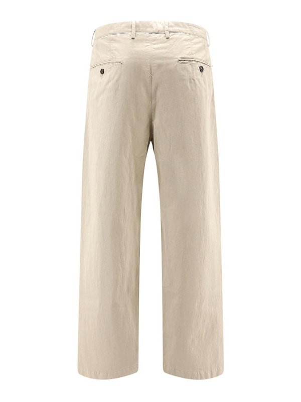 MASSIMO OSTI STUDIO: casual trousers online - Cotton Blend Trousers