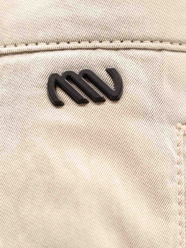 The Best Shops MASSIMO OSTI STUDIO: casual trousers - Cotton Blend Trousers