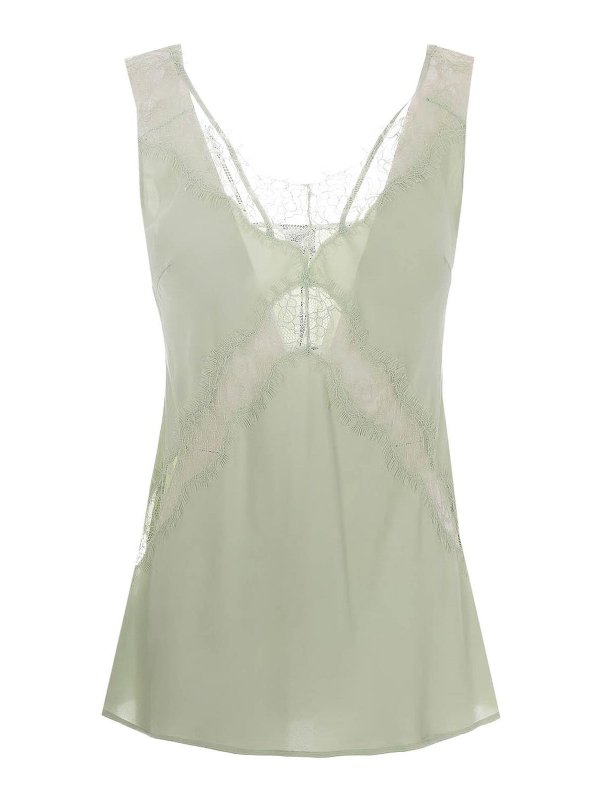 Pinko: Tops und Tank Tops - Top - Grün