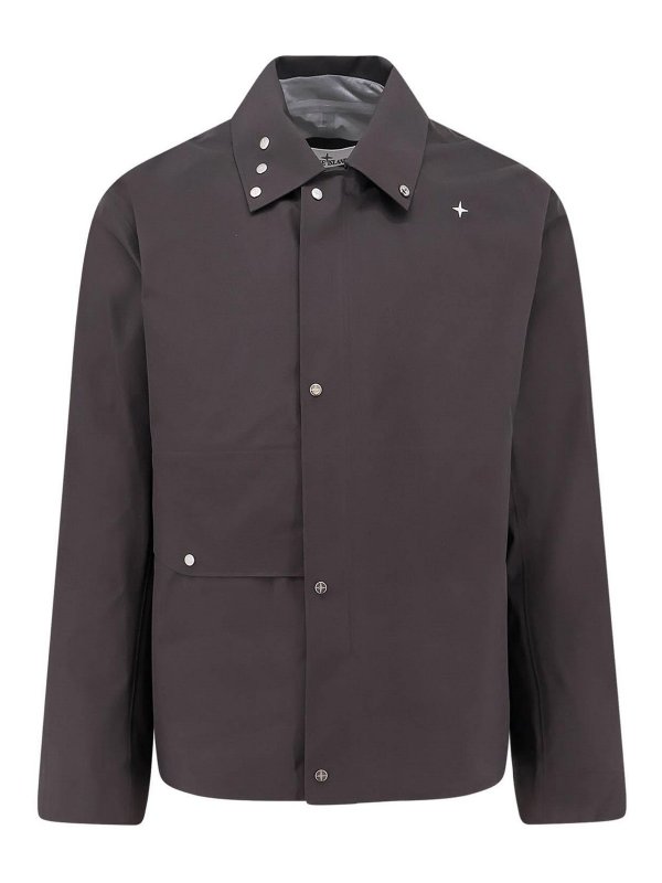 STONE ISLAND: カジュアルジャケット - カジュアルジャケット - グレー