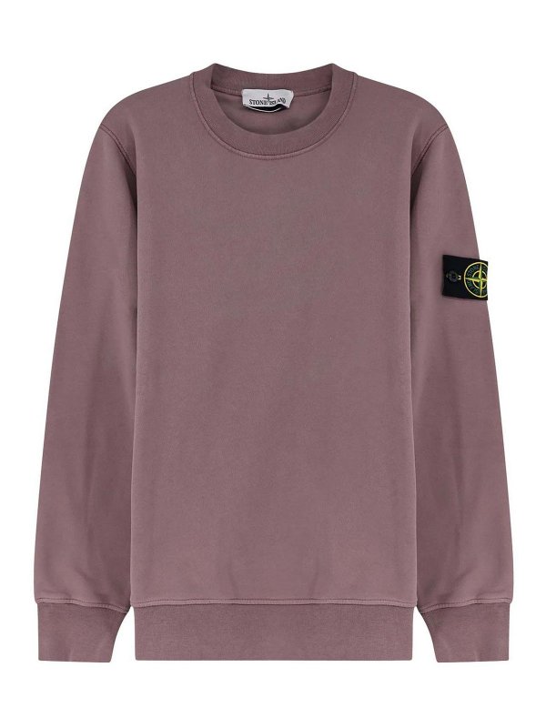 STONE ISLAND: Sweatshirts & Pulls - Sweat-Shirts - Gris