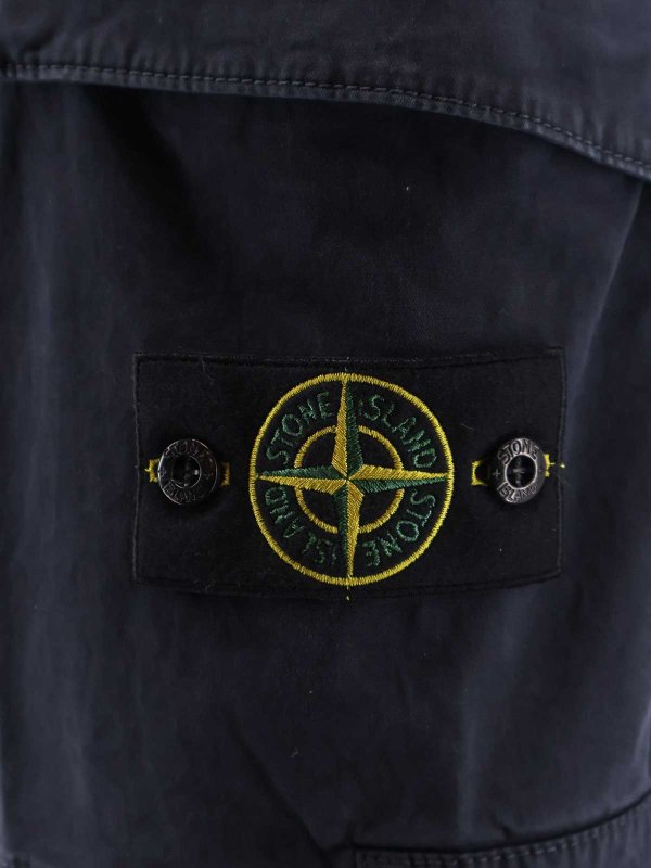 The Best Shops STONE ISLAND: Trousers Shorts - Bermuda shorts in organic cotton