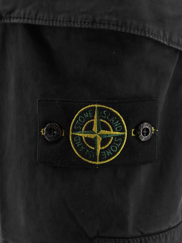 The Best Shops STONE ISLAND: Trousers Shorts - Bermuda shorts in organic cotton