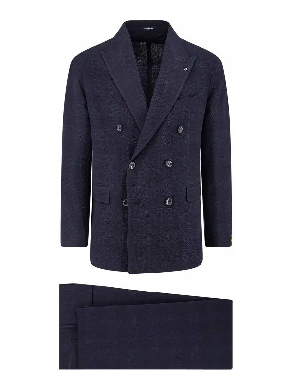 TAGLIATORE: カジュアルスーツ - カジュアルスーツ - ブルー