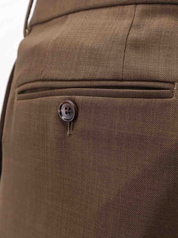 The Best Shops TOM FORD: テーラードトラウザー - テーラードパンツ - ブラウン