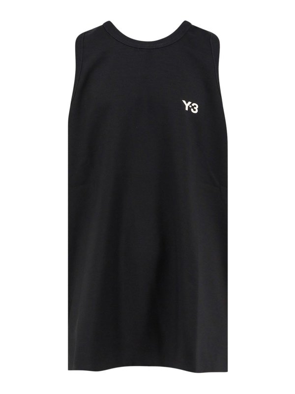 Y-3: Tops & Débardeurs - Top - Noir