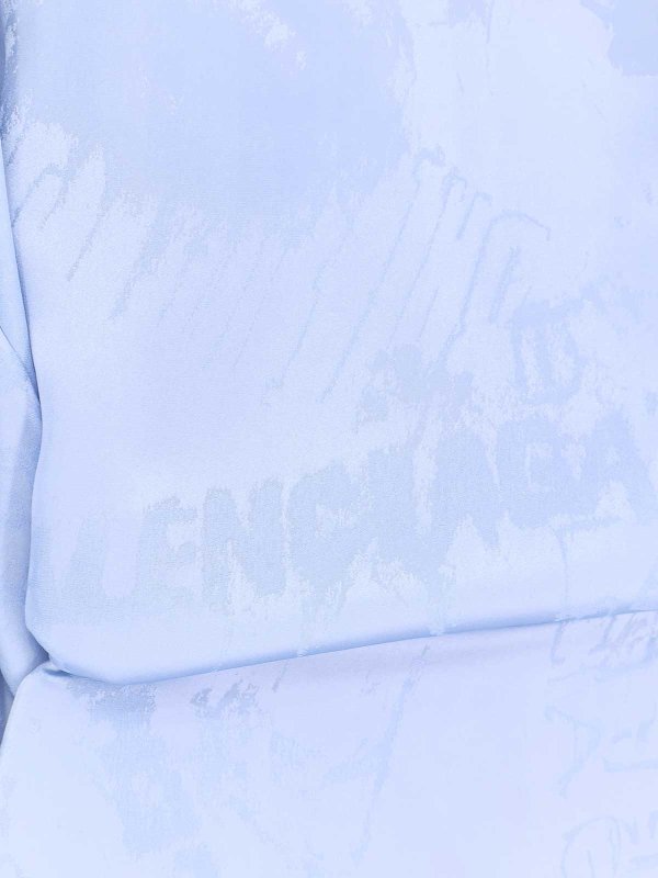 The Best Shops BALENCIAGA: Knielange Kleider - Knielanges Kleid - Blau